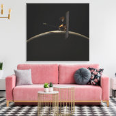 Mars Odyssey Raumsonde über Marmorsonnenaufgang Leinwanddruck (Insitu (Wohnzimmer))