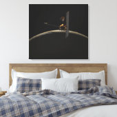 Mars Odyssey Raumsonde über Marmorsonnenaufgang Leinwanddruck (Insitu (Schlafzimmer))