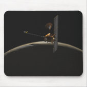 Mars Odyssey Raumsonde über Marmorsonnenaufgang Mousepad (Vorne)