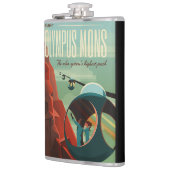 Mars Olympus Mons Höchstes Vulkansolarsystem Flachmann (Links)