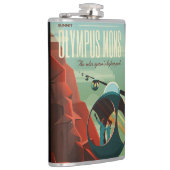 Mars Olympus Mons Höchstes Vulkansolarsystem Flachmann (Rechts)