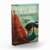 Mars Olympus Mons Höchstes Vulkansolarsystem Fotoblock (Links)