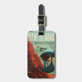 Mars Olympus Mons Höchstes Vulkansolarsystem Gepäckanhänger (Vorderseite vertikal)