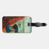 Mars Olympus Mons Höchstes Vulkansolarsystem Gepäckanhänger (Rückseite horizontal)