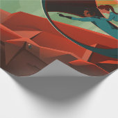 Mars Olympus Mons Höchstes Vulkansolarsystem Geschenkpapier (Ecke)