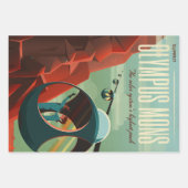 Mars Olympus Mons Höchstes Vulkansolarsystem Geschenkpapier Set (Vorderseite 2)