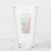 Mars Olympus Mons Höchstes Vulkansolarsystem Glas (Rückseite)