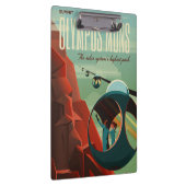 Mars Olympus Mons Höchstes Vulkansolarsystem Klemmbrett (Rechts)