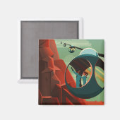 Mars Olympus Mons Höchstes Vulkansolarsystem Magnet (Vorderseite/Rückseite)