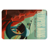 Mars Olympus Mons Höchstes Vulkansolarsystem Magnet (Horizontal)