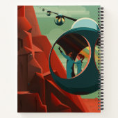 Mars Olympus Mons Höchstes Vulkansolarsystem Notizblock (Rückseite)