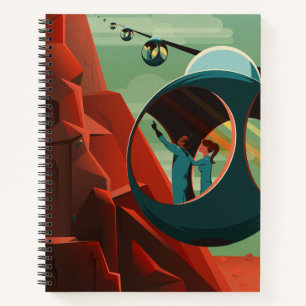 Mars Olympus Mons Höchstes Vulkansolarsystem Notizblock