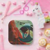 Mars Olympus Mons Höchstes Vulkansolarsystem Pappteller (Party)