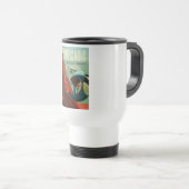 Mars Olympus Mons Höchstes Vulkansolarsystem Reisebecher (VorderseiteRechts)