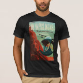 Mars Olympus Mons Höchstes Vulkansolarsystem T-Shirt (Vorderseite)