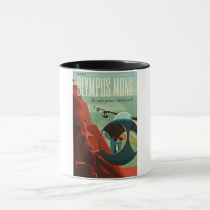 Mars Olympus Mons Höchstes Vulkansolarsystem Tasse