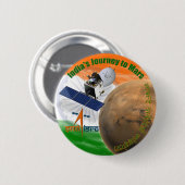 Mars-Orbiter-Auftrag: ISRO Button (Vorne & Hinten)