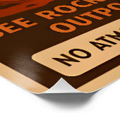 Mars Outpost Monument Park - Poster (Ecke)