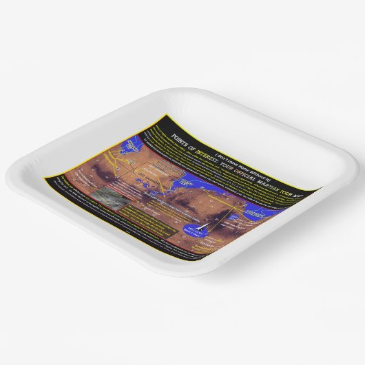 Mars Pappteller (Gewinkelt)