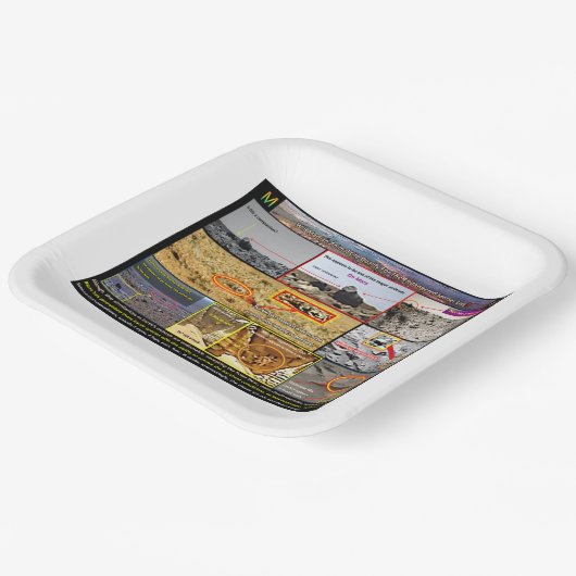 Mars Pappteller (Gewinkelt)