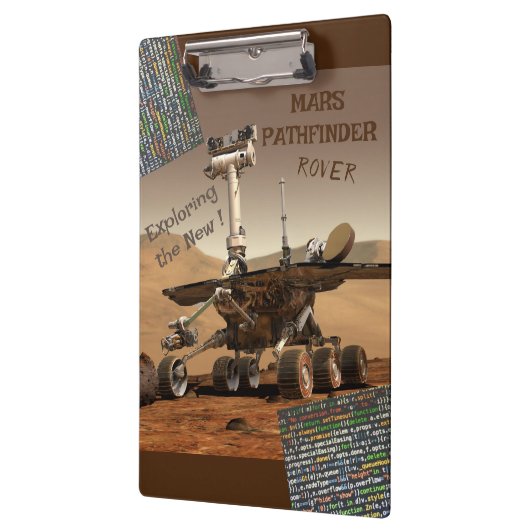 Mars Pathfinder Rover Clipboard Klemmbrett (Links)