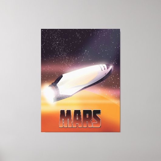 Mars-Plakat Leinwanddruck (Vorderseite)