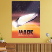 Mars-Plakat Leinwanddruck (Insitu (Wohnzimmer))