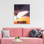 Mars-Plakat Leinwanddruck (Insitu (Wohnzimmer))