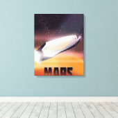 Mars-Plakat Leinwanddruck (Insitu (Holzboden))