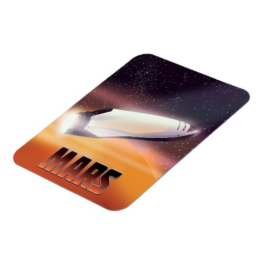 Mars-Plakat Magnet (Linke Seite)