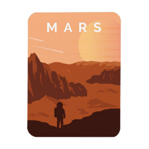 Mars Planet Magnet