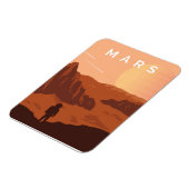 Mars Planet Magnet (Linke Seite)