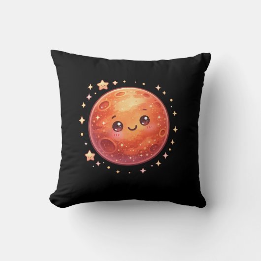 Mars Planet Space Kawaii Kissen  (Vorderseite)