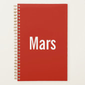 Mars Planner  Planer (Vorderseite)