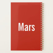 Mars Planner  Planer (Rückseite)