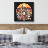 Mars Pop Party Animals – Fun Music & Space Culture Leinwanddruck (Insitu (Schlafzimmer))