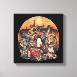 Mars Pop Party Animals – Fun Music & Space Culture Leinwanddruck