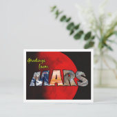 MARS POSTCARD POSTKARTE (Stehend Vorderseite)