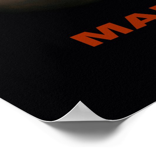 Mars Poster (Ecke)