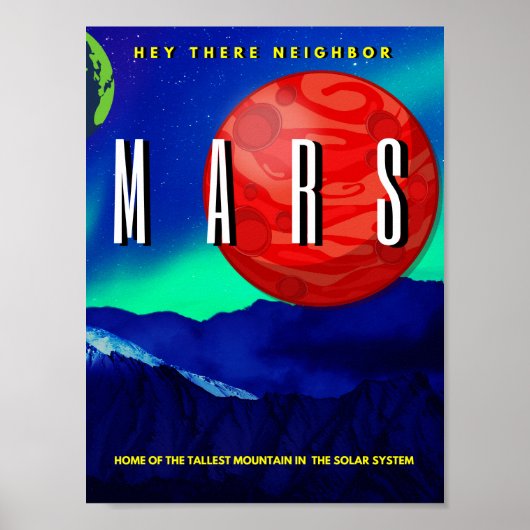 Mars Poster (Vorne)