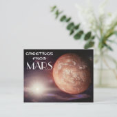 Mars Postkarte (Stehend Vorderseite)
