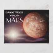 Mars Postkarte (Vorderseite)