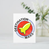 Mars Postkarte (Stehend Vorderseite)