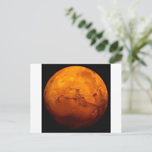 Mars Postkarte (Stehend Vorderseite)
