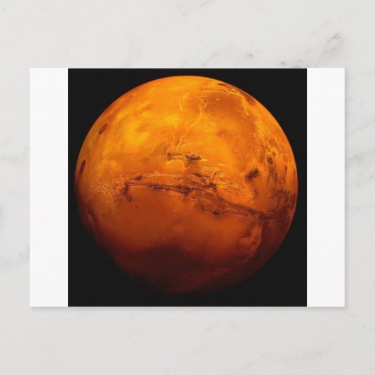 Mars Postkarte (Vorderseite)
