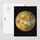 Mars Postkarte (Vorne/Hinten)