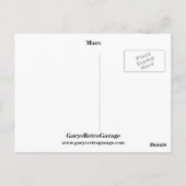 Mars Postkarte (Rückseite)