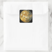 Mars Quadratischer Aufkleber (Tasche)
