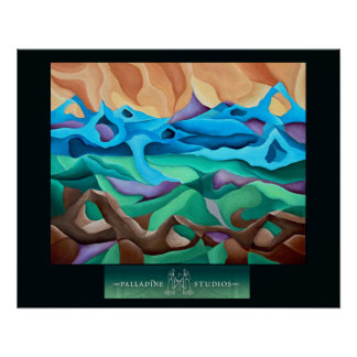 'Mars Rebirth'-Glossy-Poster Poster