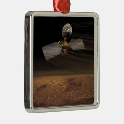 Mars Reconnaissance Orbiter 3 Silbernes Ornament (Rechts)